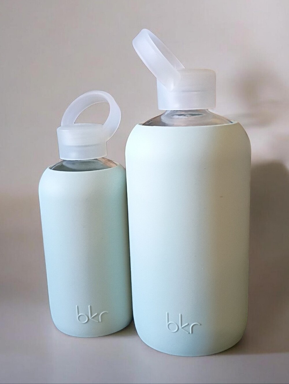 BKR LOT James Water Big & Little Bottle  Sage Green 32 Oz  16 Oz Travel Gym